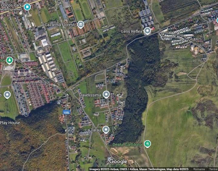 Teren 3600mp latime 23ml zona strazii Narciselor - 1