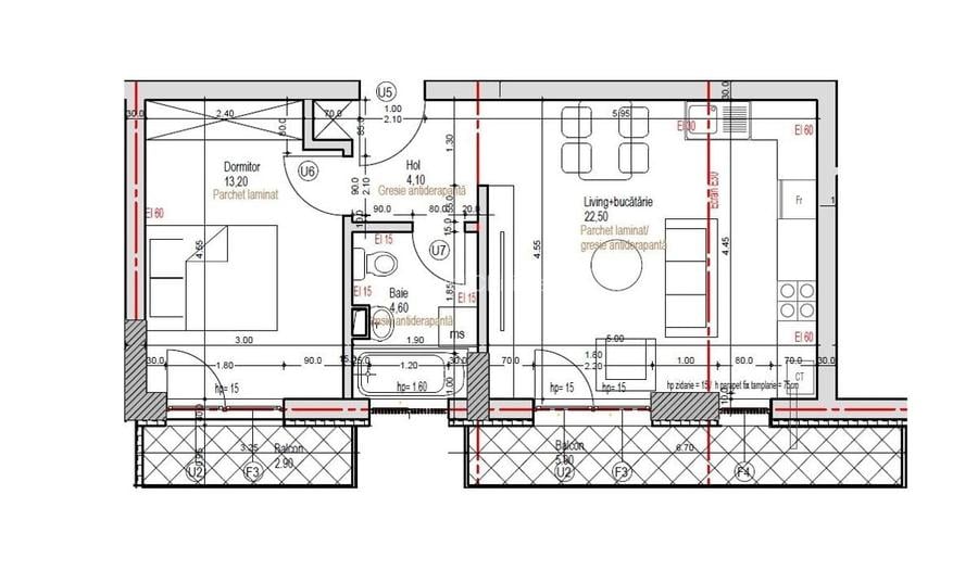 Apartament 2 Camere Studio Sector 4 Grand Arena 53.1Mp Apartament 2 Camere Studio Sector 4 Grand Arena 53.1Mp