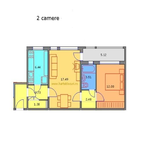 De vanzare apartament 2 camere Drumul Taberei ,Parc Drumul Taberei - 7