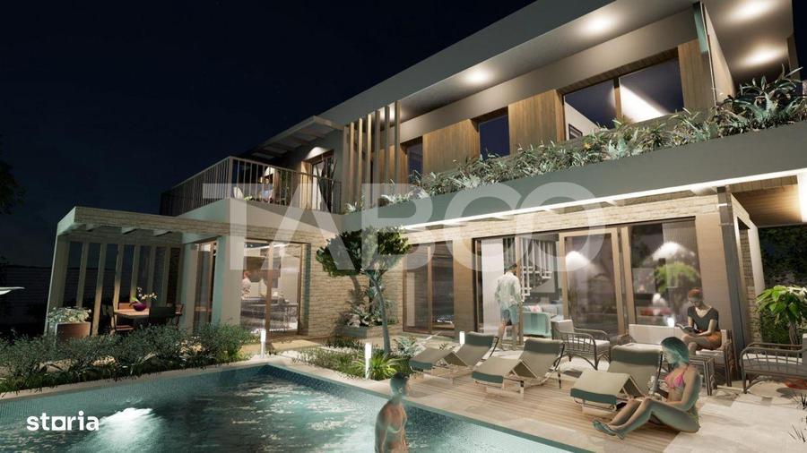 Vila de lux cu piscina 5 camere de vanzare zona Aeroportului Someseni - 6