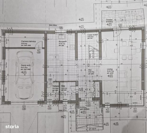 Casa 4 CAM, SU 150 MP, TEREN 693 MP in CHINTENI - 2