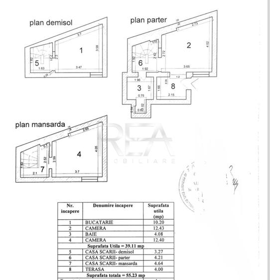 Apartament cu 2 camere semidecomandat, mobilat în Cișmigiu