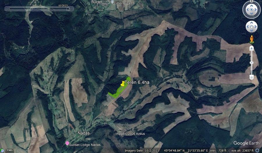 Teren agricol extravilan de 64000 mp, în Central