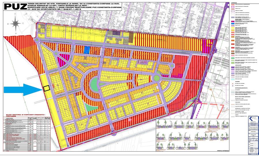 Teren intravilan 1.237 mp – Constanța, Deschidere la 2 străzi - 1