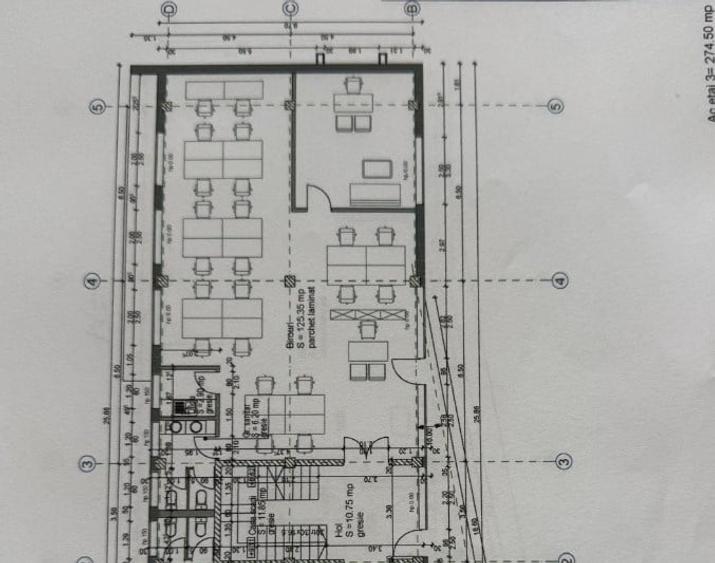 Vanzare spatiu birouri 135 mp, compartimentat, luminos, acces facil - 6