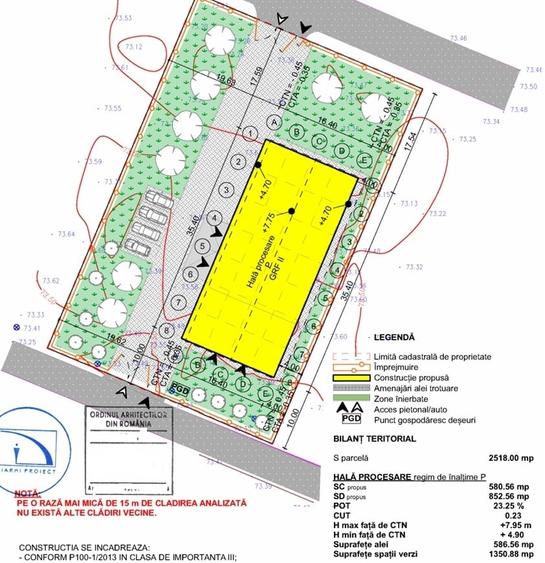 Popesti-Leordeni, teren industrial 2500mp cu autorizatie - 1