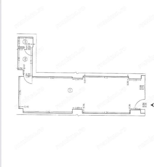 INCHIRIERE SPATIU COMERCIAL 41 MP CALEA VICTORIEI - 1