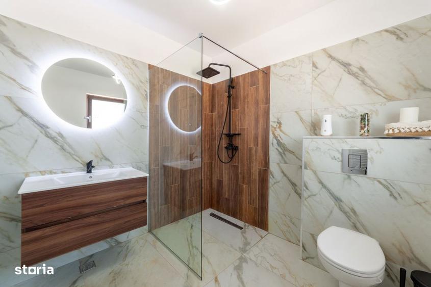 Casa moderna P+1 - complet mobilata - design elegant Geamana Bradu - 13