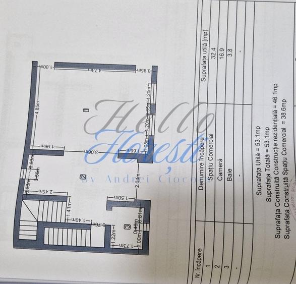 Spatiu comercial de inchiriat 108,8 mp - Zona Paris, VAD excelent - 8