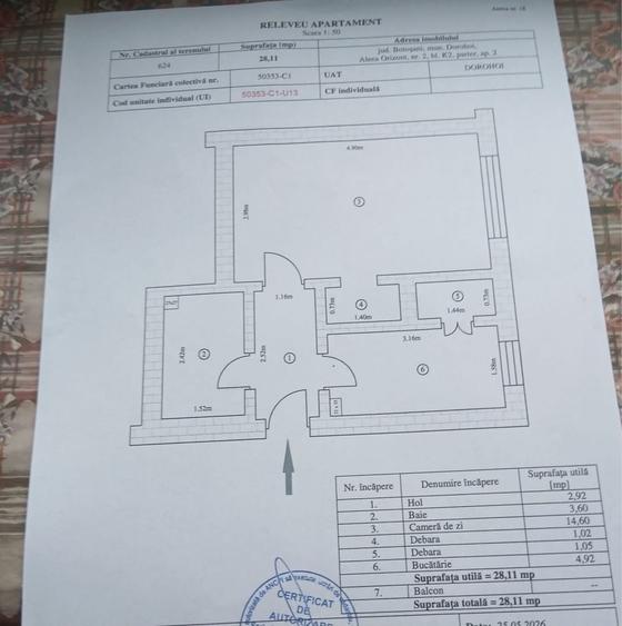 Garsonieră în Central