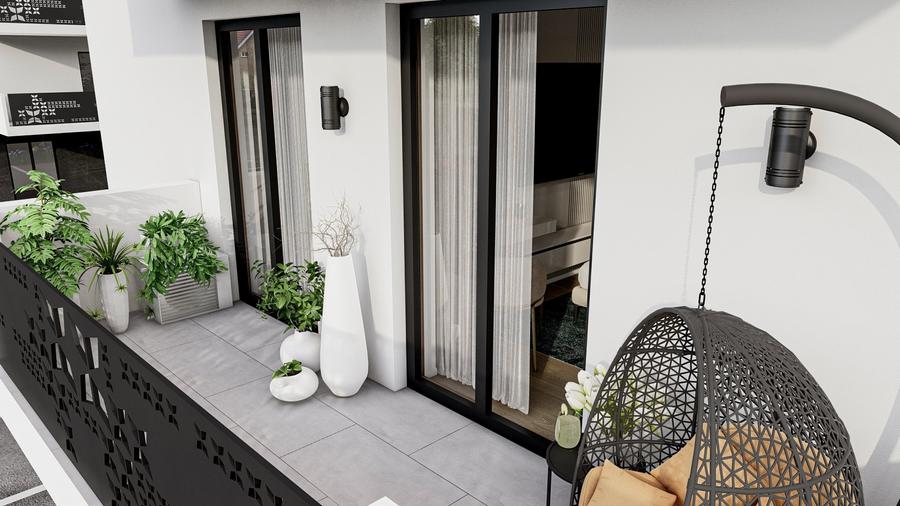 3 camere, vedere pe 2 parti, 2 bai - MONARCH RESIDENCE - 13