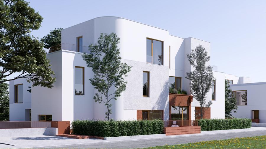 Casă stil mediteranean cu 4 camere în Otopeni, Complex privat cu parc de 700 mp - 2