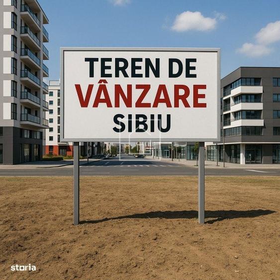 Teren industrial premium Zona Vest Sibiu 20547 mp POT 70% CUT2,4 - 1