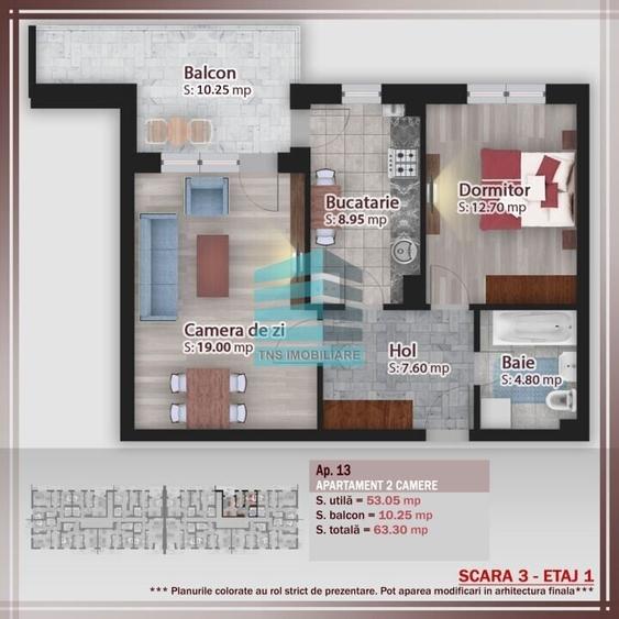 2 Camere Generoase cu Terasa,Pallady- Metrou Nicolae Teclu - 4
