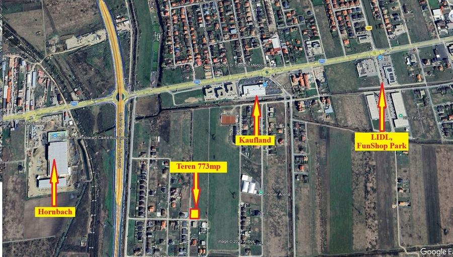 773mp | Teren Mosnita, spate Kaufland | Toate utilitatile - 2