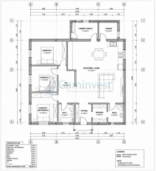 Teren in Oradea cu autorizatie de constructie,zona Grigorescu,V4675 - 3