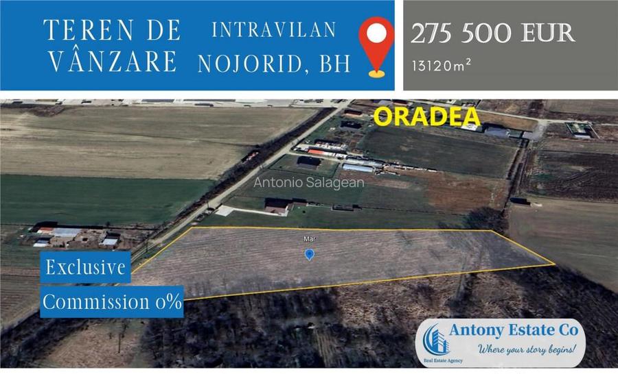 Teren intravilan de vanzare - Nojorid, MAR Teren intravilan de vanzare - Nojorid, MAR