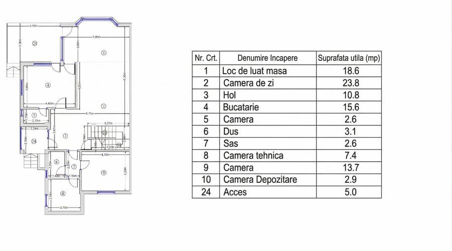 Casa 5 camere 220mp | 0 comision | Campul Pipera langa Cortina North - 5