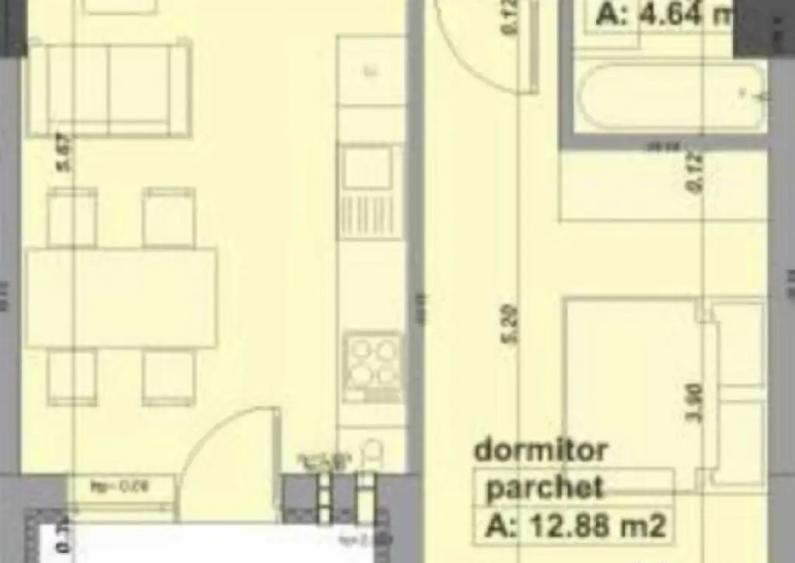 Apartament 2 camere, 51.61 mp, zona Sud-Est - 13