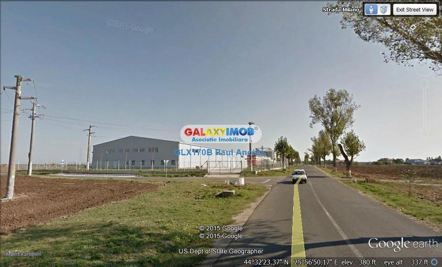 Teren  Chitila Buftea  DN7 la  Noda Autostrada A0  Industrial 65000 mp - 3