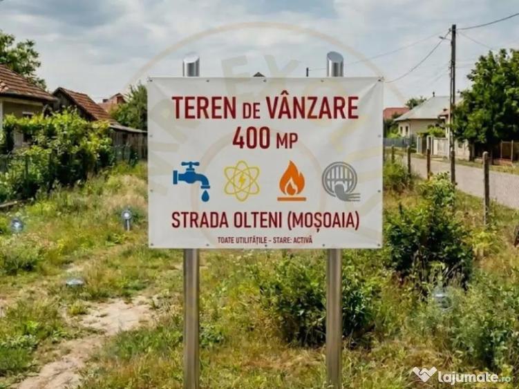 Parcele de 400 mp intravilan str. Olteni, Mosoaia, Arges - 1