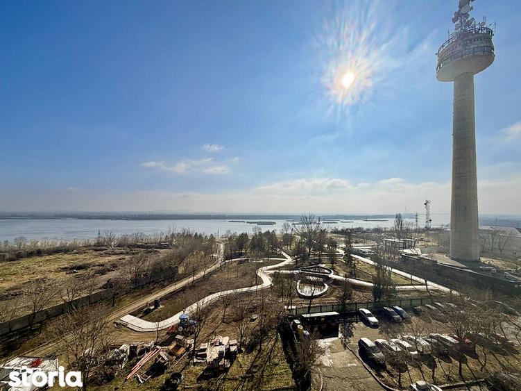 Apartament 3 camere dec in Galati Micro 21 vedere la Dunare langa turn - 17