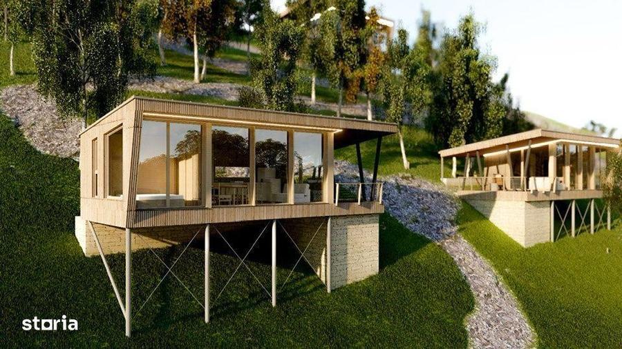 Teren autorizat cabana /AC Muntele Rece Jud Cluj Napoca 35 km de Manas - 4