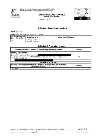 Oportunitate de Investitie: Teren 1.814 mp | Calea Codrului, Sinaia - 9