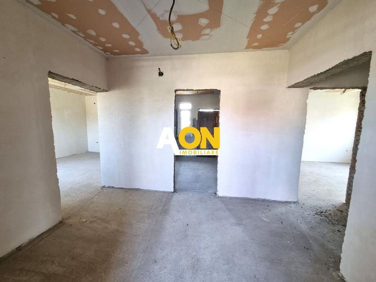 De vanzare casa semifinisata 3 camere, 608mp teren, Recea - 2
