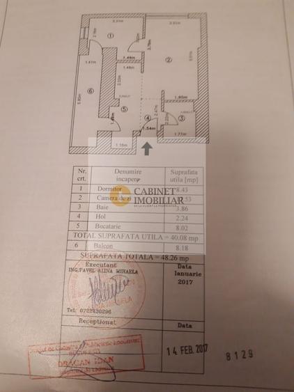 Apartament cu 2 camere decomandat în Politehnica