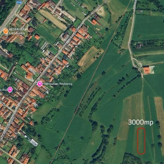 Teren extravilan cu priveliste minunata 3000mp in Rasinari - 3