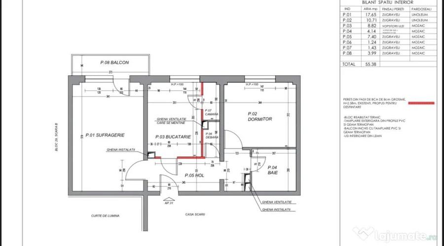 PROPRIETAR Apartament 2 camere de vanzare Banul Manta, Victoriei - 19