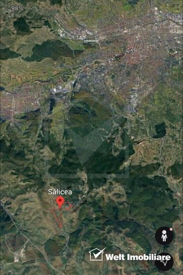 Teren 2000 mp/extravilan, Salicea - 2