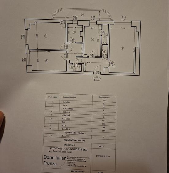 Apartament cu 3 camere, decomandat, etajul 5/9, zona Pacurari - 1