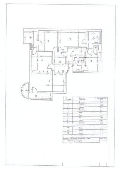 Apartament cu 4 camere decomandat în Ultracentral