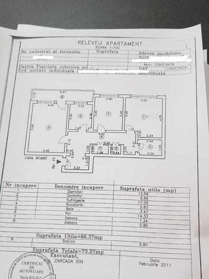 Apartament cu 3 camere decomandat, mobilat în Tomis Nord
