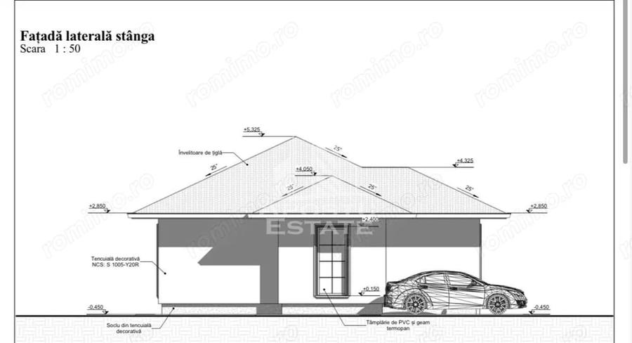 Casă cu 3 camere cu Teren 540 Mp în Braytim