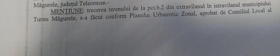 Teren de 2300 mp, în Central