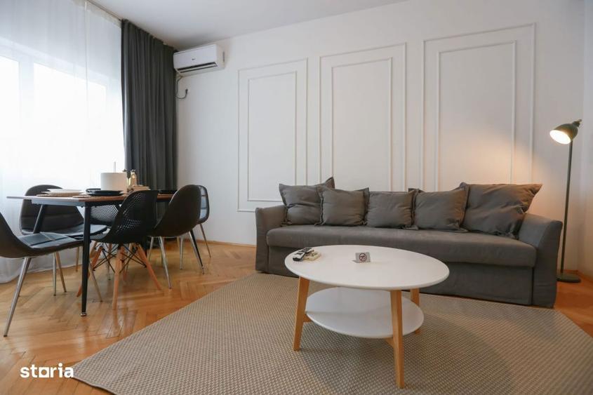 Apartament cu 3 camere, mobilat în Universitate