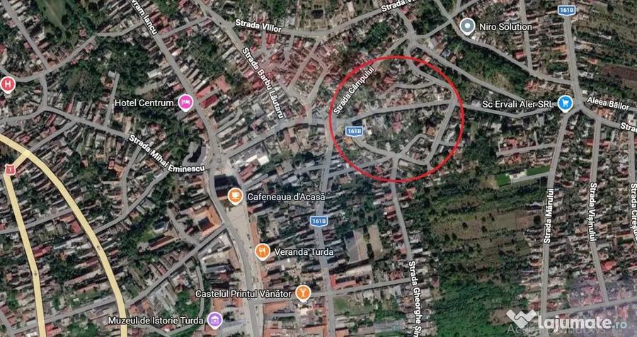 Casă cu 2 camere cu Teren 483 Mp în Central