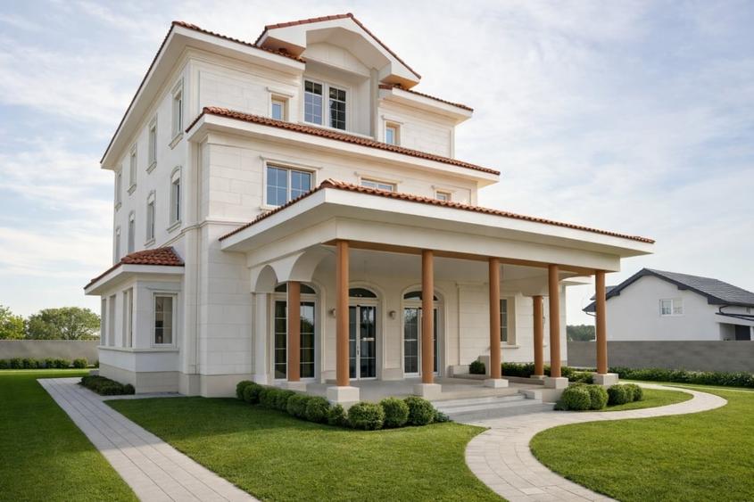 Proiect unicat - Casa individuala de lux - 300 mp utili - Mosnita - 1