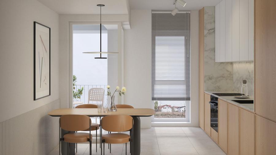 Apartament 4 camere, 3 bai, depozitare - 130,9 mp in ansamblul Antracit Coandă - 1