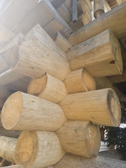 Vand cabana lemn rotund - 7