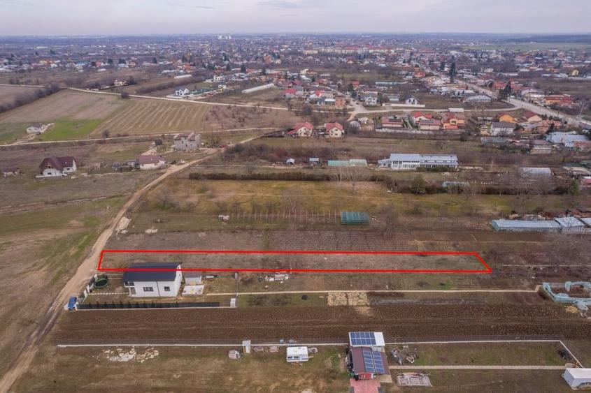 CORNETU, TEREN CONSTRUCTII 1293 MP, FRONT 12,50M! - 10