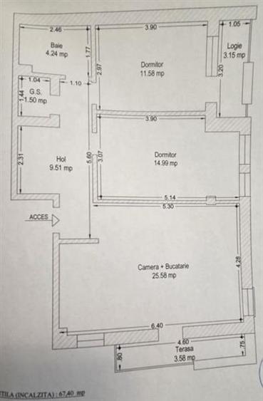 COMISION 0% Apartament 3 camere, bloc din 2008 , A.Ghirodei - Tivoli - 6
