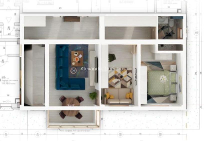 Apartament premium 3 camere Grigorescu cladire boutique Apartament premium 3 camere Grigorescu cladire boutique