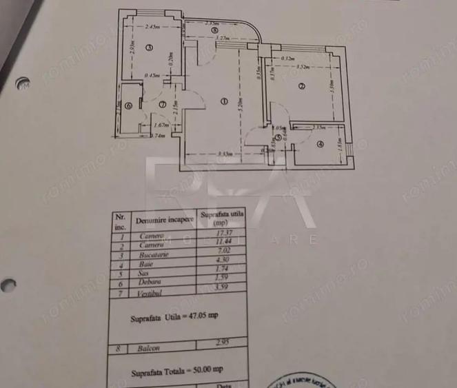 2 camere-Semidecomandat-Strada Barca - 11