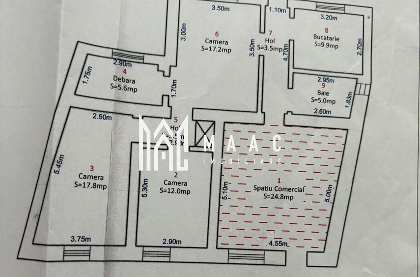 Apartament la casa | 7 camere | 202 mpu | Terezian - 25