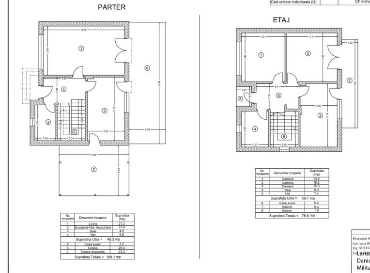 Casa individuala P+1+Pod,  5 camere  Teren 344 mp - 3