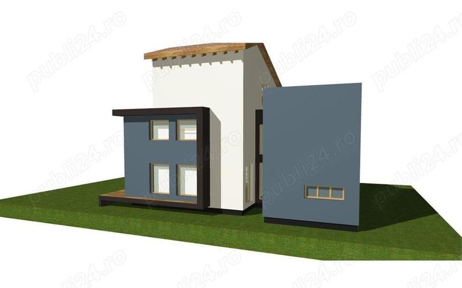 Teren plus casa in constructie la rosu Mosnita Veche - 4